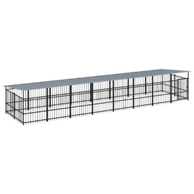 vidaXL Cage spacieuse pour chien