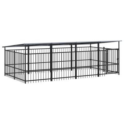 vidaXL Cage spacieuse pour chien