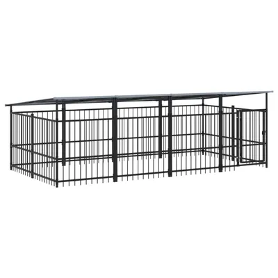 vidaXL Cage spacieuse pour chien
