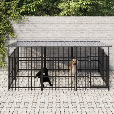 vidaXL Cage spacieuse pour chien vidaXL Cage spacieuse pour chien