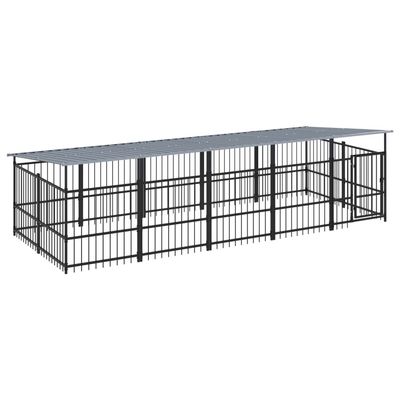 vidaXL Cage spacieuse pour chien