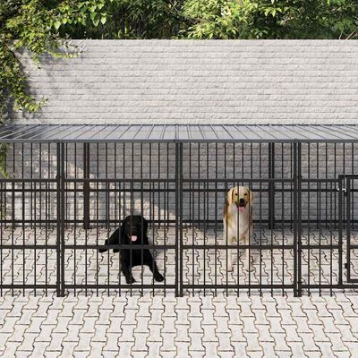 vidaXL Cage spacieuse pour chien