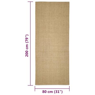 vidaXL Tapis en sisal et grattoir pour chat