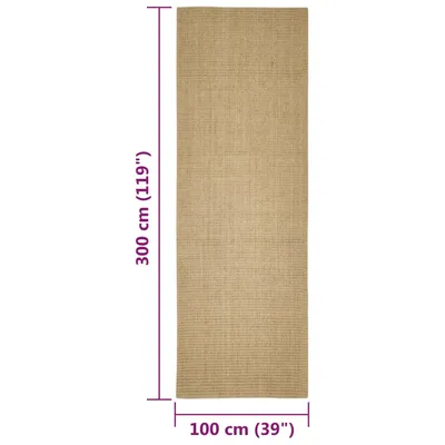 vidaXL Tapis en sisal pour chat