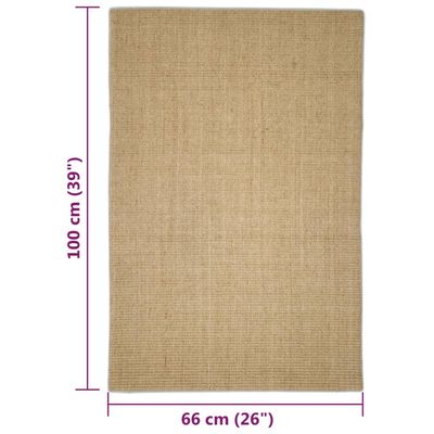 vidaXL Tapis en sisal pour chat