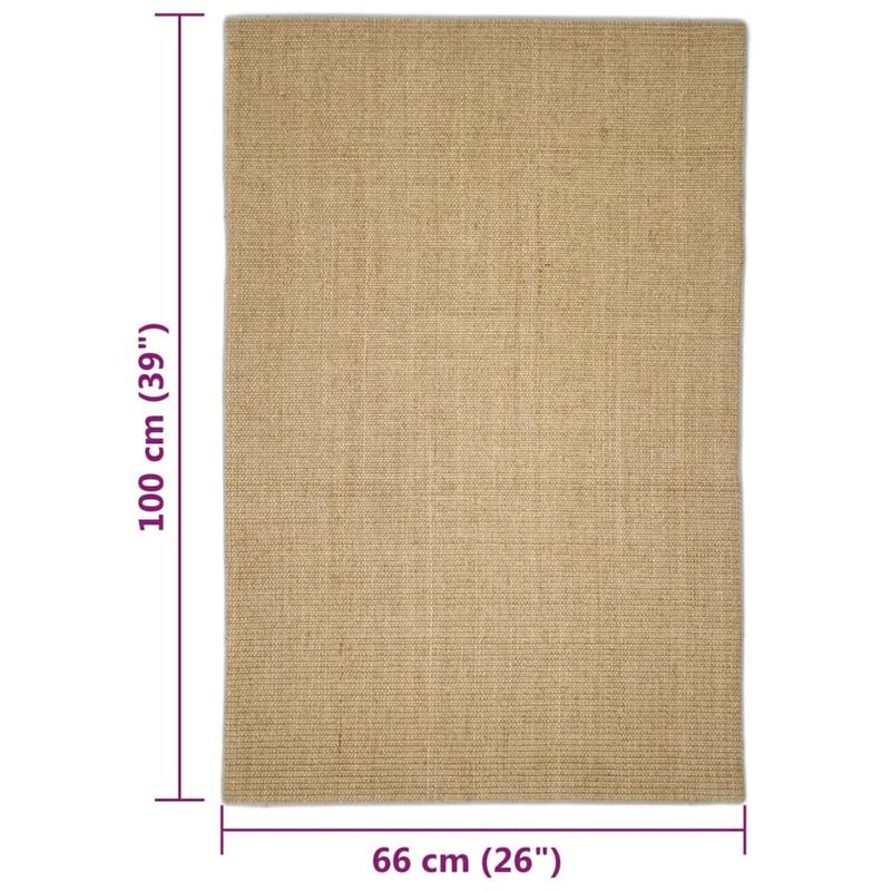 vidaXL Tapis en sisal pour chat