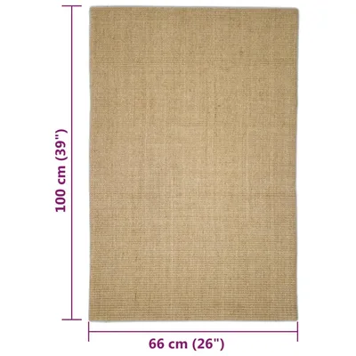 vidaXL Tapis en sisal pour chat
