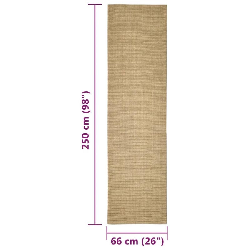 vidaXL Tapis en sisal pour chat
