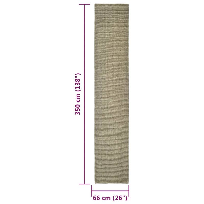 vidaXL Tapis en sisal pour chat