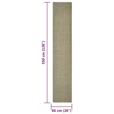 vidaXL Tapis en sisal pour chat