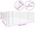 vidaXL Grande cage, chenil pour chien