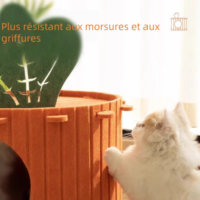 Zoomtopia Niche en forme de carotte pour chat