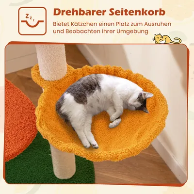GIANTEX Kratzbaum im Obst-Design mit Sisal-Kratzflächen GIANTEX Kratzbaum im Obst-Design mit Sisal-Kratzflächen
