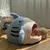 Zoomtopia Niche pour chat en forme de requin avec coussin épais