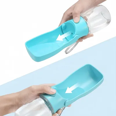 Pawzy Botella de agua práctica para gatos y perros