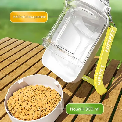 FurryFusion Gourde anti-fuite pour chien et chat