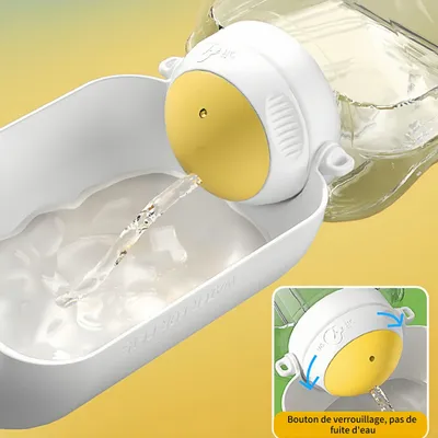 FurryFusion Gourde anti-fuite pour chien et chat