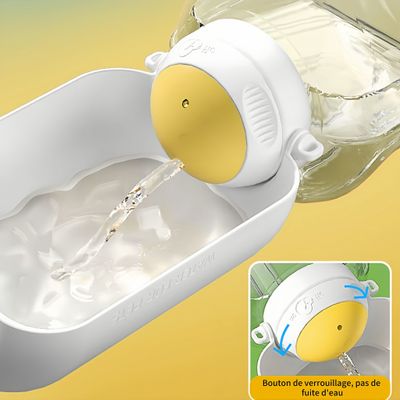 FurryFusion Gourde anti-fuite pour chien et chat