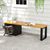 GIANTEX Banc de Jardin Extérieur 3 Personnes avec Grotte Chat