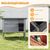 GIANTEX Niche pour Chat Exterieur en Bois avec Toit en Asphalte