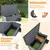 GIANTEX Niche pour Chat Exterieur en Bois avec Toit en Asphalte