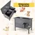 GIANTEX Niche pour Chat Exterieur en Bois avec Toit en Asphalte