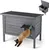 GIANTEX Niche pour Chat Exterieur en Bois avec Toit en Asphalte GIANTEX Niche pour Chat Exterieur en Bois avec Toit en Asphalte