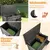 GIANTEX Niche pour Chat Exterieur en Bois avec Toit en Asphalte