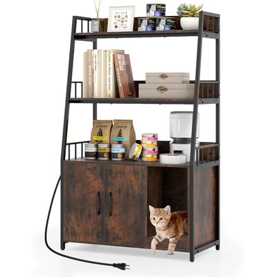 GIANTEX Maison pour Chat Extérieure Isolée en Bois