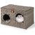 GIANTEX Niche Chat Pliable en Rotin avec Coussin Doux