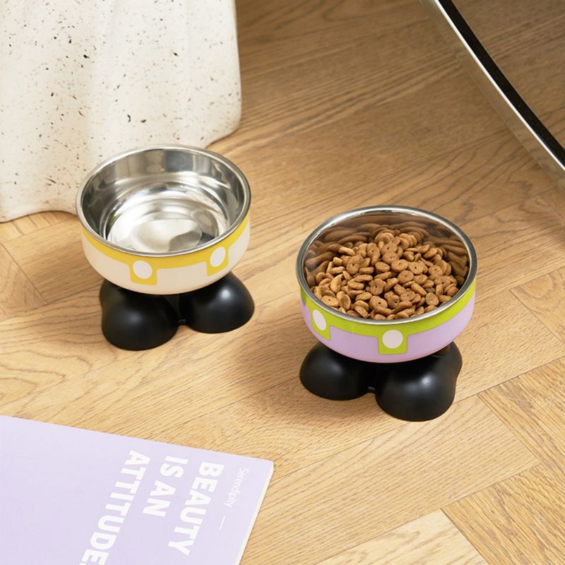 Zoomtopia Bol surélevé incliné mignon pour chat