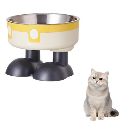 Zoomtopia Bol surélevé incliné mignon pour chat Zoomtopia Bol surélevé incliné mignon pour chat