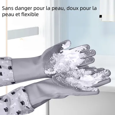 Zoomtopia Gants de toilettage pour chien et chat
