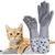Zoomtopia Gants de toilettage pour chien et chat