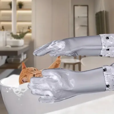 Zoomtopia Gants de toilettage pour chien et chat