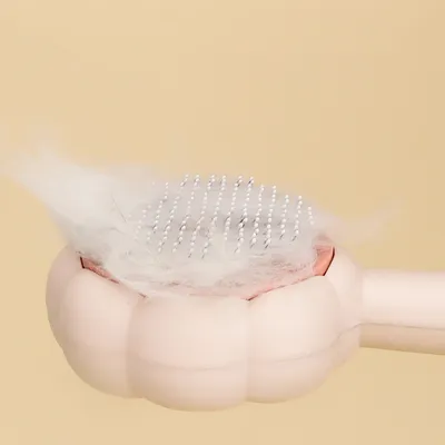 Zoomtopia Brosse pour chat avec bouton de déverrouillage