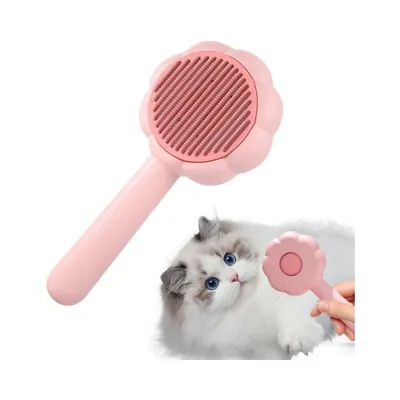 Zoomtopia Brosse pour chat avec bouton de déverrouillage