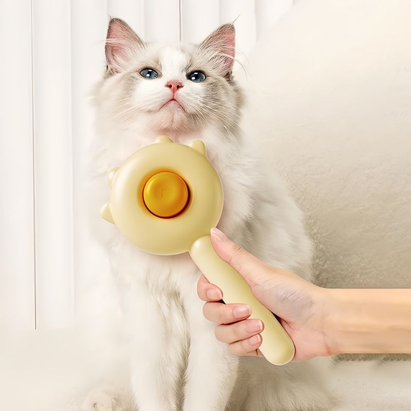 Pawzy Peigne pour chat et chien en acier inoxydable