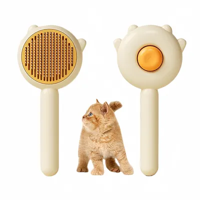 Pawzy Peigne pour chat et chien en acier inoxydable