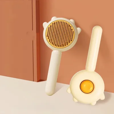 Pawzy Peigne pour chat et chien en acier inoxydable