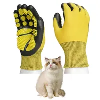IntiMeg Gant pour brosser et laver les animaux de compagnie