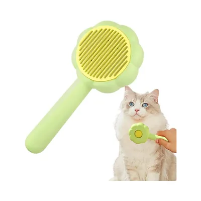 Zoomtopia Brosse pour chat avec bouton de déverrouillage