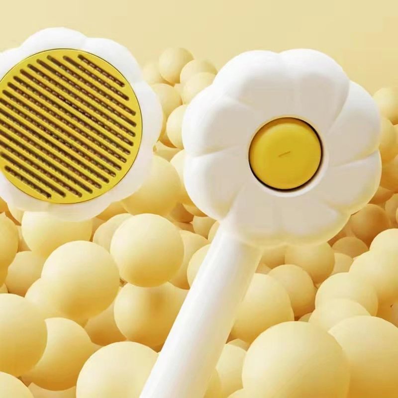 Zoomtopia Brosse pour chat avec bouton de déverrouillage