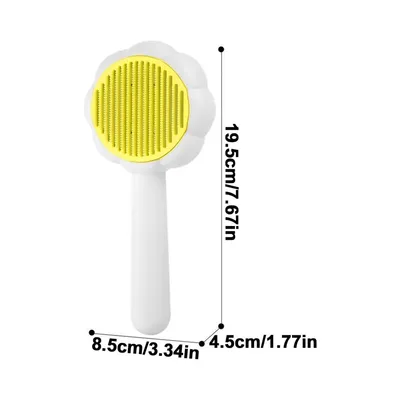 Zoomtopia Brosse pour chat avec bouton de déverrouillage