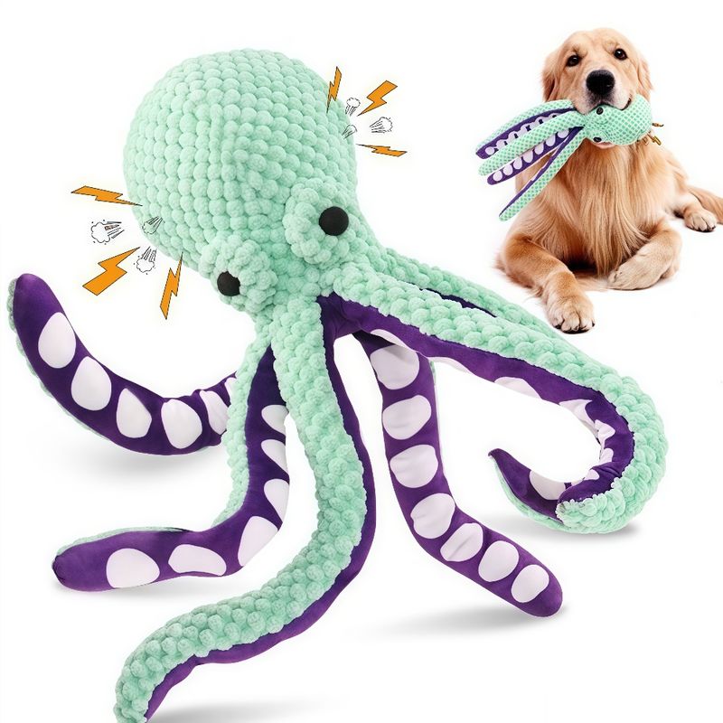 Zoomtopia Spielzeug in Form eines Oktopus für Hunde