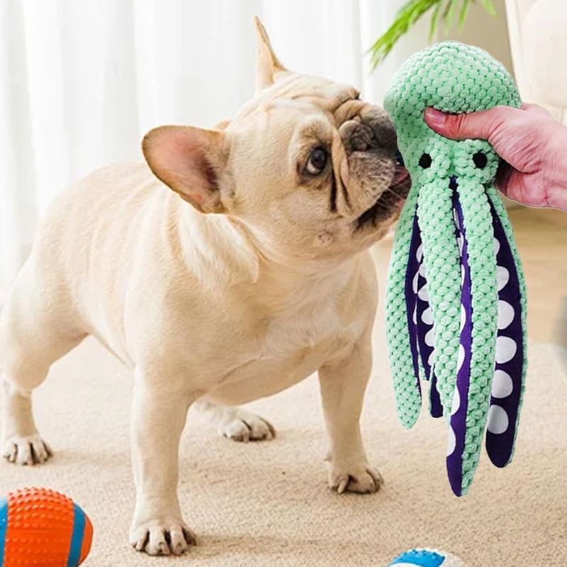 Zoomtopia Jouet en forme de poulpe pour chien
