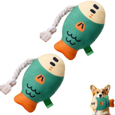 Zoomtopia Jouet à mâcher en peluche  pour chien Lot de deux
