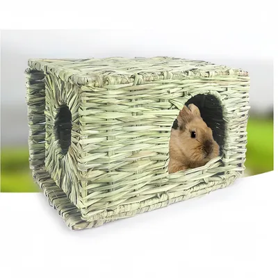 Zoomtopia Maison de lapin en rotin