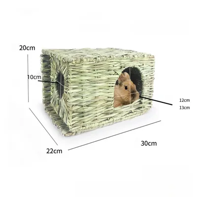 Zoomtopia Maison de lapin en rotin