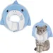 Pawzy Motif de requin circulaire élisabéthain pour chat et chien
